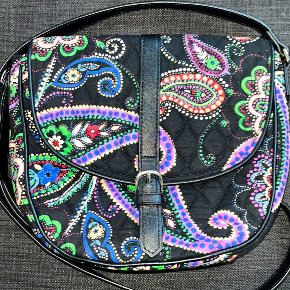 Vera Bradley Slim Saddle crossbody 💜